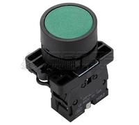 1pcs XB2 EA31 Switch Plastic Restart Power Start Stop Momentary Push Button Switch NO NC 22MM Black Signed Arrow Circle HB2(Type-9,One normally open)