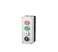 1PCS XB2 metal button switch control box start stop industrial identification symbol self-reset circular emergency stop switch(4-02)