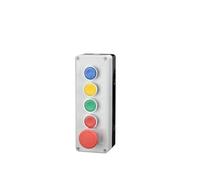 1PCS XB2 metal button switch control box start stop industrial identification symbol self-reset circular emergency stop switch(5-02)