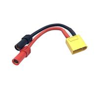 1PCS XT90/XT60 to XT150 Silicone Cable Plug Adapter Balanced Charging Conversion Wire Circuit Connector DIY(XT150Male-XT90Female)