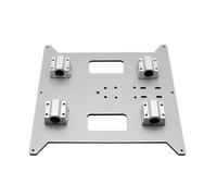 1pcs Y Carriage Heat Bed Aluminum Plate for 3D Printers - Compatible with Ender 3/3S/Pro, Anodized Aluminum Composite Base Plate