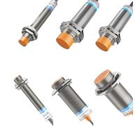 1pcs Yellow Approach Sensor inductive proximity sensor switch M8 M12 M18 30 4mm 12V AC 110V NO NC NPN PNP Detection Metal Switches(M30(unshielded),AC type 2Wire NC)