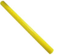 1pcs Yellow Polyurethane Round Rod - 90A Hardness Solid Bar, Diameter 16-80mm, Length 50cm for DIY and Industrial Use(L 50cmxD 65mm)