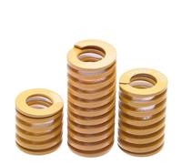 1pcs Yellow Small Load Die Mold Spring Outer Diameter 8-30mm Length 15-200mm, 25mm, Od 22mm X Id 11mm