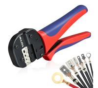 1pcs YFP-04B Ratcheting Crimping Tool | for Non-Insulated Open Barrel Terminals - 20-10AWG (0.5-6mm²)