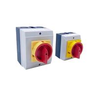 1pcs YMD11-25A 32A Isolator Switch Padlock ON-Off Disconnect Selector 3/4P Waterproof Box Enclosure IP65(LARGE BOX-32A)