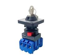 1pcs YMD11-25YS3/3 Load Circuit Breaker Universal Master Control Key With Lock Rotation Power Off Cam Isolator Switch LW30-32A / 25A(25A,4P 8Terminals)