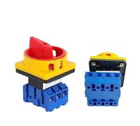 1pcs YMD11-32A 3/4P 690V On-off Isolator Switch With Pad Lock Rotary Cam Disconnect Selector High Voltage Control(4P 8Terminals)