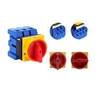 1pcs YMD11 Series 25-100A 3P 4P Isolator Switch Silver Contact ON-OFF Rotary Cam Selector Cabinet Control Waterproof Box LW30(A Type,3P 6Terminals,32A)