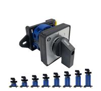 1pcs, YMW26 LW26-25A DIN Rail Mounted LW28 Changeover Rotary Cam Switch 690V Selector Silver Co-nta-ct Control electronic starter OFF-ON IDGTTLDF(8P-32 Terminals)