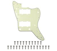 1Pcs Yootones 65 60s Vintage Pickguard Guitar Scratch Plate w/Screws Compatible with American/Mexican Made Vintage Style Jazzmaster Pickguard Replacement (3Ply Mint Green)