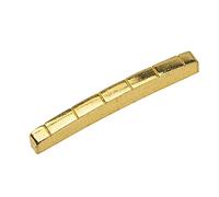 1Pcs Yootones Electric Guitar Nut Brass 6 String Slotted for Les Paul Epiphone Guitar Parts (43mm)