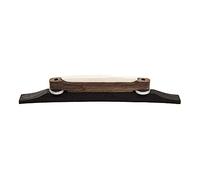 1Pcs Yootones Guitar Rosewood Bridge with Bone Saddle Compatible with Archtop Jazz Guitar Part