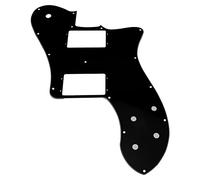 1Pcs Yootones US 72 Telecaster Guitar Pickguard Compatible with Electric Guitar Guard Plate Accessories (3Ply Black)