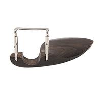 1Pcs Yootones Violin Ebony Chin Rest Chinrest Wood with Standard Bracket for 3/4 4/4 Violin (Black)