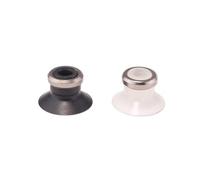 1Pcs ZP Flat Vacuum Suction Cup Nitrile Silicone Flat Pneumatic Manipulator Large Suction Single Layer Black and White(PZP02UN)