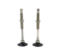 1Pcs ZPT Vacuum Suction Cup Robot Pneumatic Buffer Large Suction Nitrile Silicone Single Layer Black and White(PZPT16CN-J30-B5-A10)