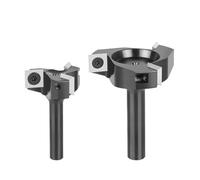 1pcs3 Flutes 8mm 12mm Shank Surface Milling Cutter For Routers Reversible Plate Face With 35mm 60mm Cutting Diameter(IP3F-D60-H12)