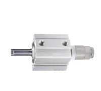 1pcsJ20/25/32/40mm Bore Double Acting Piston Tools Aluminum Alloy Adjustable Stroke Compact Thin Air Pneumatic Cylinder(with Magnet 20-20,Bore 20mm)