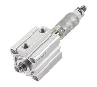 1pcsJ32/40/50/63mm Bore Double Acting Piston Tools Aluminum Alloy Adjustable Stroke Compact Thin Air Pneumatic Cylinder(with Magnet 100-50,Bore 63mm)
