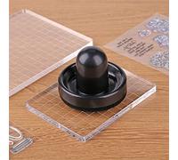 1PcsRubber Stamp Pressure Tool for DIY Scrapbooking Crafts Stamp Embossing Tool,Precision Stamp Press Stamp Positioning Tools Arts Supplies Stamping Tools