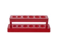 1pcTest Tube Holder 6 Hole Rack Red Stand Burette Stand Shelf Laboratory Decoration Garland Wreath Pendant Easter Decor Decorations Basket Gift Hanger Lights Door Small