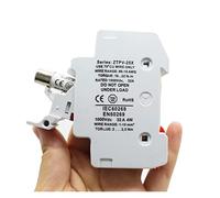1pet Solar PV Fuse Holder 10x38 GPV Fusible 1000V 10A 15A 20A 25A Protection Electrical Equipmen Home Improvement Protected circuits (Size : 25A fuse)