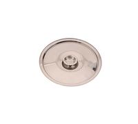 1Piece 10/12/14/16/18/20/22/24/26cm Silver Round Pot Lid Replacement Kitchen Thicken Stainless Steel Cover(16cm)