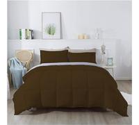 1Piece 100% Egyptian Cotton 800 Thread Count Comforter Single Size (135"x200" CM), With 400 GSM for All Seasons - Soft, Breathable & Lightweight - Chocolate Solid
