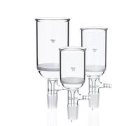 1Piece 24# Lab Glass Buchner Filter Funnel, Sand Core Filter Funnel G3 Coarse Filters(1000ml)