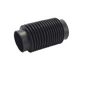 1piece 30mm 40mm 50mm 60mm 70mm 80mm Inner Diameter Black Rubber Flexibility Corrugated Sleeve Bellows-60mm ID