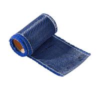 1piece Black Structural Reinforcement Fabric, 3K Twill Carbon Fiber Cloth Roll for Concrete Walls Repair(Blue,9.84 ft x 3.94")