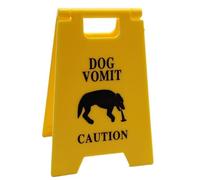 1Piece Cats Vomit Sign Decorative Plaques Dogs Vomit Sign For Indoor And Outdoor Use With Humor Cats Pet Funny Decors