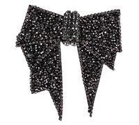1piece DIY Beaded Crystal Bow-Knot Patches Diamond Applique Rhinestones Motifs Badges Sewing for Shoes Clothes Decorated TH863 (A)