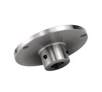 1piece Flange Coupling Spindle Thread Chuck Fitting, Flange Back Plate Adapter for Woodworking Lathe(130 * 22mm)