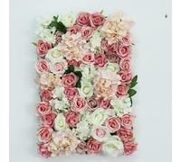 1piece Full Rose Artificial Flower Wall Decor 24x16; Flower Panel for Home Party Shower Plant Backdrop-A-78-1piece 60cmX40cm