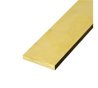 1piece H59 Brass Flat Bar Plate, Rectangular Solid Metal Sheet Easy Processing Performance Brass Strip(4x50x500mm)
