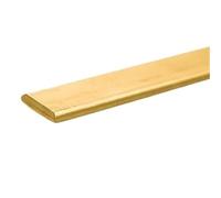 1piece H59 Brass Flat Bar, Rectangular Plate Decoration Square Strip Solid Metal Sheet for Home Improvement(3 * 18 * 500MM)