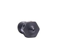 1piece Hardened Steel Nozzle M6 Thread Nozzle 0.25/0.4/0.5/0.6mm For 1.75mm V6 Hotend Prusa Printing PEI PEEK or Carbon Fiber Filament use (1x 0.25mm)