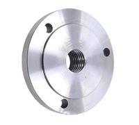 1piece M33 Spindle Thread Flange Plate Wood Lathe Metal Chuck Fixed Fitting, M33*3.5mm Flange Base Adapter(125MM)