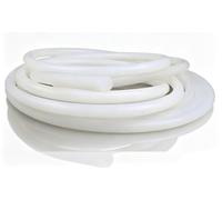 1piece O Ring Solid Gasket Trim Seal Strips, Silicone Cord Black for Electronic Applications(White,4mm*1meter)