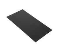 1piece Plastic Sheet for Crafting, 0.15cm Easy to Work Black ABS Plastic Panel Versatile DIY Model Panel(30X15X0.15CM)