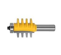 1piece Rail Reversible Finger Joint Glue Router Bit, Precision Cone Tenon Mill Cutter for Wood Carving(12.7mm)