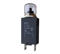 1Piece RB2 Circuit-Breakers Equipment Thermal Protection Switch Overload Overcurrent Protector 250V 2.5A 8A 10A 12A 13A 14A 15A IDGTTLDF(2.5A)