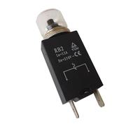 1Piece RB2 Circuit-Breakers Equipment Thermal Protection Switch Overload Overcurrent Protector 250V 2.5A 8A 10A 12A 13A 14A 15A IDGTTLDF(12A)