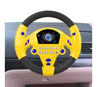 1pieces Children's Steering Wheel Toys | Simulated Portable Driving Controller | Pretend Driving Seat Toys | Education Pretend Games For Imagination And Cognitive Development For Boys Girls