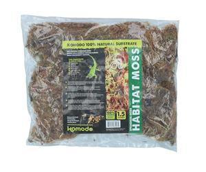 1PK 1.5L Habitat Moss Natural Substrate For Reptile Frog Snake Gecko