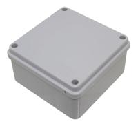 1pk 100mm Square Electrical Junction Box IP56 Waterproof Indoor/Outdoor