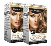 1pk x 2 units Glamorize Golden Brown Hair Dye No.6 | Naturally Beautiful Dark Brown Hair Colour for Women | Professional Long Lasting Hair Dye Safe on Scalp