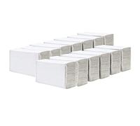 1PLY White Paper Hand Towels Z fold Paper Towels Multifold Disposable Soft Hygienic Absorbent Paper Dispenser Friendly for Kitchen Bathroom Office Cleaning Commercial 20 x 22 CM (1950 Sheets)